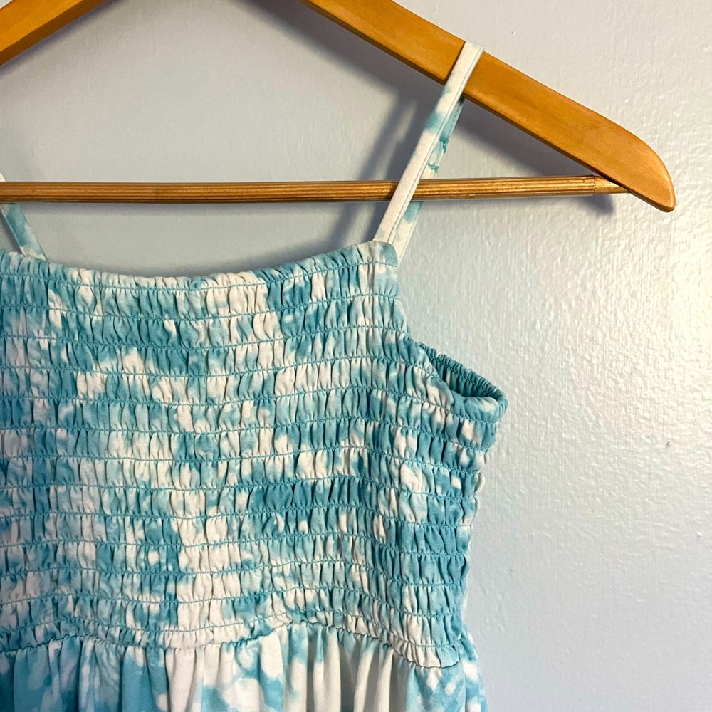 Tiered Smocked Tie Dye Maxi